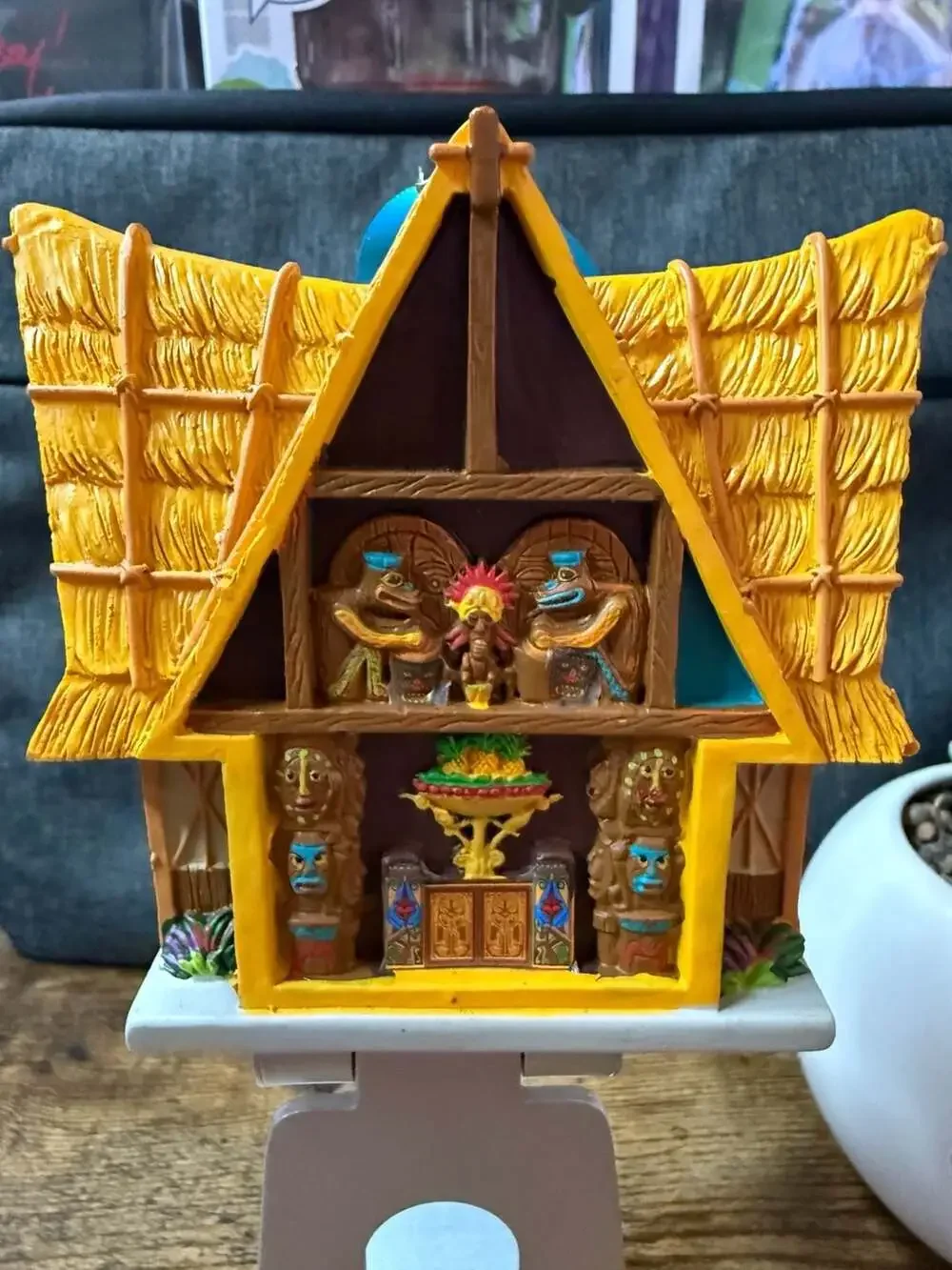 Disney Parks Enchanted Tiki Room Tiny Towns Miniature Hanging Ornament